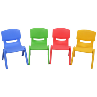 Silla Infantil Polipropileno Talla 2 Roja  EQUIPAMIENTOS INFANTILES