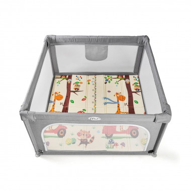 Parque de Juegos con Alfombra para Bebe 120X120  MS