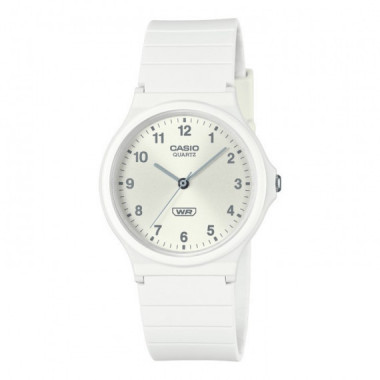 Casio MQ-24B-7B Reloj Analógico Unisex - Esfera Blanca con Números Negros - Diseño Clásico y Resistente al Agua