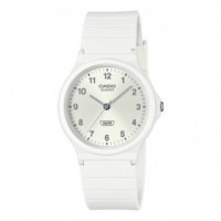 Casio MQ-24B-7B Reloj Analógico Unisex - Esfera Blanca con Números Negros - Diseño Clásico y Resistente al Agua