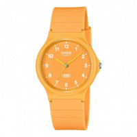 Casio MQ-24B-9B Reloj Analógico Unisex - Diseño Monocromático Naranja - Estilo Vibrante y Resistente al Agua