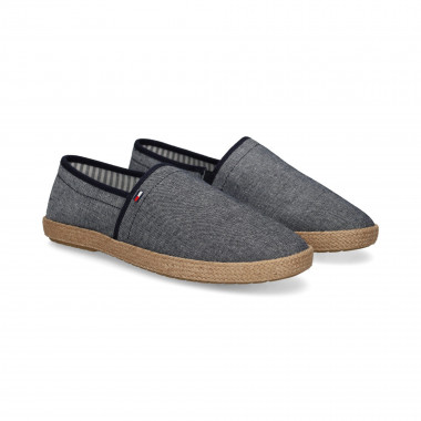 Alpargata Lona Azul Jeans  TOMMY HILFIGER