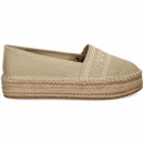 Alpargata Plataforma Textil Beige  TOMMY HILFIGER