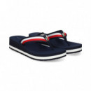 Flip Flop Cinta Multicolor Azul  TOMMY HILFIGER