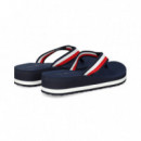 Flip Flop Cinta Multicolor Azul  TOMMY HILFIGER