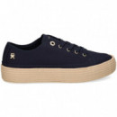 Tenis Alpargata Lona Azul  TOMMY HILFIGER