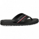 Esclava Piel Negro  TOMMY HILFIGER