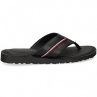 Esclava Piel Negro  TOMMY HILFIGER
