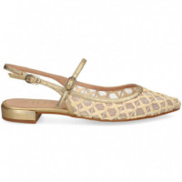 SIN TALON 2 HEBILLAS TRNSPARENCIA CAMEL