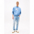 Tjm Rlx Paisley Flag Crew Ext Colorado B  TOMMY JEANS