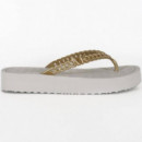 Zaza Flip Flop Cream  MICHAEL KORS