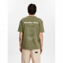 Camisetas Hombre Camiseta ANERKJENDT Akkikki Monday Slow