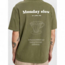 Camisetas Hombre Camiseta ANERKJENDT Akkikki Monday Slow