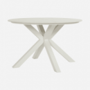 Mesa de Jardín Xander 120 Cm ø- Color Blanco- Hartman®- Exterior  HARTMAN OUTDOOR FURNITURE