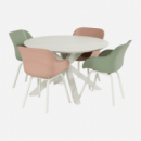 Mesa de Jardín Xander 120 Cm ø- Color Blanco- Hartman®- Exterior  HARTMAN OUTDOOR FURNITURE