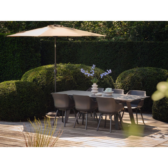 Mesa de Jardín Extensible Easy- 180/240X100 Cm- Color Antracita- Hartman®- Exterior  HARTMAN OUTDOOR FURNITURE