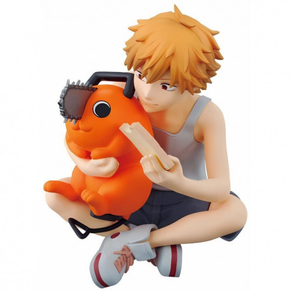 Figura Denji & Pochita Break Time Chainsaw Man 7CM  BANPRESTO