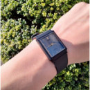 CASIO MQ-38-1A Reloj Analógico Unisex - Caja Rectangular Negra con Detalles Dorados - Estilo Elegante y Resistente Al Agua