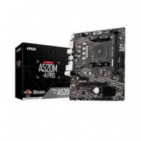 MSI Placa Base A520M-A Pro Socket AM4 Gen 3.ª Amd/ 2XDDR4/ 1XHDMI/ 1XDVI-D/ M2 Raid/ Micro-atx