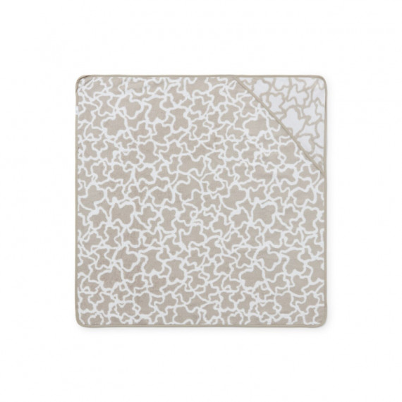 TOUS Toalla/capa de Baño con Manopla Gris