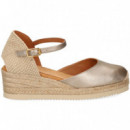 Abierto Lados Metalizado Bronce  UNISA