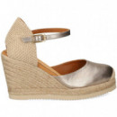 Abierto Lados Metalizado Bronce  UNISA