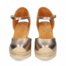 Abierto Lados Metalizado Bronce  UNISA