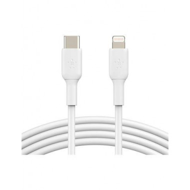 BELKIN Cable Datos Lightning a Tipo C 1MTR Blanco