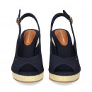 Abierto Punta y Talon Lona Azul  TOMMY HILFIGER