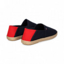 Alpargata Bandera Textil Rojo+azul  TOMMY HILFIGER