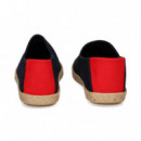 Alpargata Bandera Textil Rojo+azul  TOMMY HILFIGER