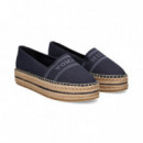 Alpargata Plataforma Textil Denim  TOMMY HILFIGER