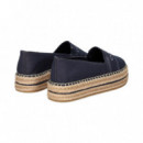 Alpargata Plataforma Textil Denim  TOMMY HILFIGER