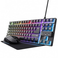 TECLADO + RATON + ALFOMBRILLA TRUST GXT 794 GAMING