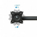 SOPORTE DE MESA TV/MONITOR TOOQ 13-27 8KG 2 BRAZOS