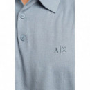 Polo Ashley Blue ZM3JZ  ARMANI EXCHANGE