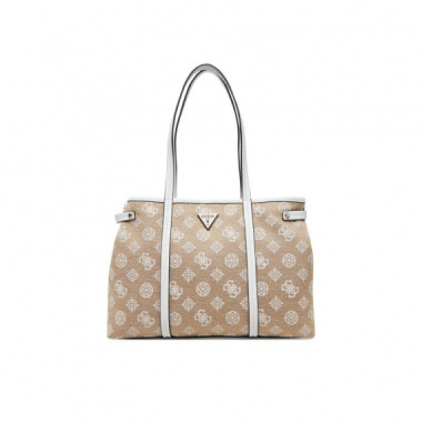 BEYZA GIRLFRIEND TOTE WHITE LOGO