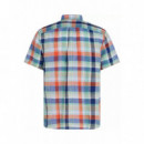 Linen Summer Madras Rf Shirt Brilliant O  TOMMY HILFIGER