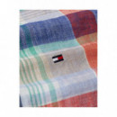 Linen Summer Madras Rf Shirt Brilliant O  TOMMY HILFIGER
