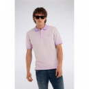 Polos Polo GAS JEANS Ralph Logo Gas Lilac