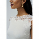 SALSA JEANS Camisetas Mujer Top Salsa con Encaje