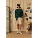 Jerséis y Sudaderas Sudadera POMPEII Emilio Pine Crewneck