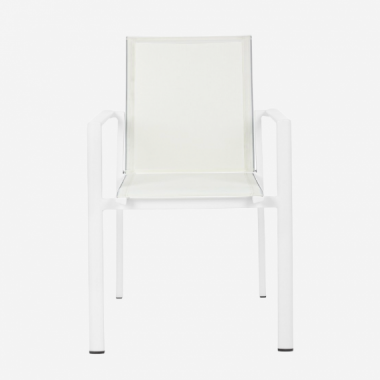 Silla de jardín apilable RODAS color blanco - Terrazza® - Exterior