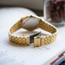 CASIO MTP-B145G-9A Reloj Dorado Unisex Elegante Analógico Acero Inoxidable Wr 50M con Fecha