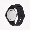 CASIO MW-240-7E Reloj Hombre Clásico Blanco con Correa Negra de Resina Wr 50M Estilo Minimalista