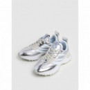 PEPE JEANS Zapatillas Lucky Metallic Blancas PLS60039-800