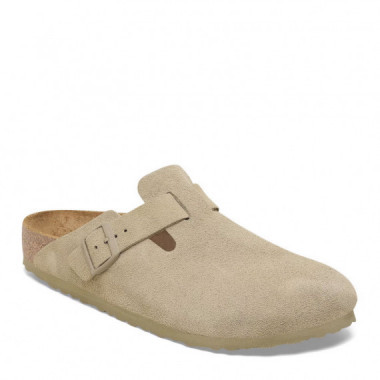 Birkenstock Zueco Boston Khaki 1025844-FADED KHAKI
