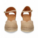 Abierto Lados Rafia+ante Beige  UNISA