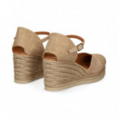 Abierto Lados Rafia+ante Beige  UNISA