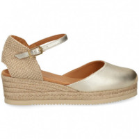 Abierto Lados Metalizado Platino  UNISA